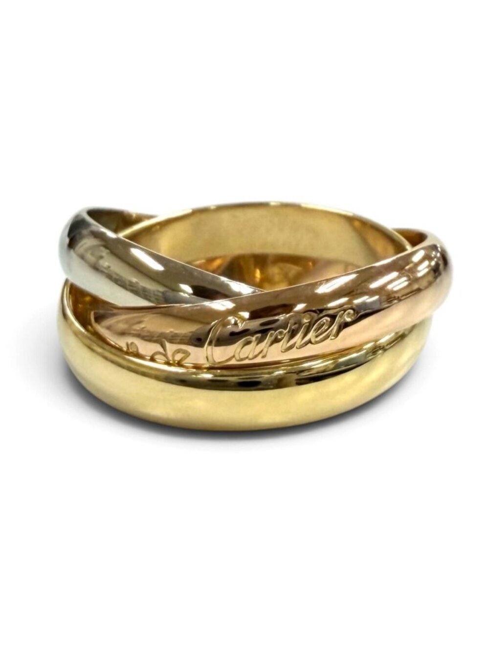 Cartier Trinity Ring Classic Model 750 Yellow Gold